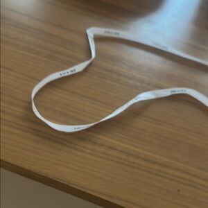 White authentic Prada Ribbon